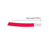 Velvet Barrier Rope  - Red Or Black 1500mm Long