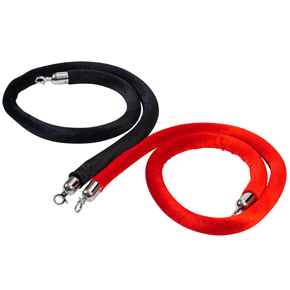 Velvet Barrier Rope - Black 1500mm Long | Enforcer – Enforcer Group