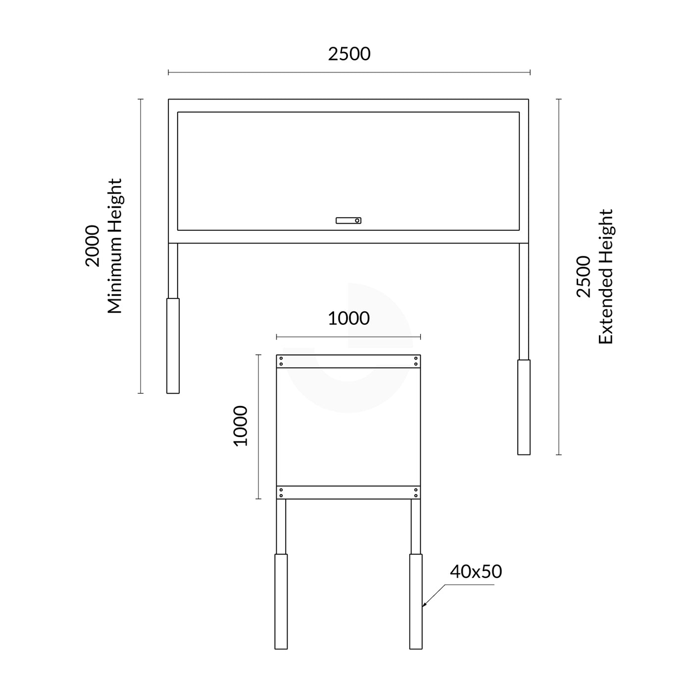 Over Bonnet Storage Cabinet