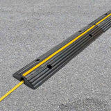 Speed Hump Cable Protector - One (1) Channel Black