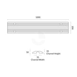 Speed Hump Cable Protector - One (1) Channel Black