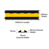 Speed Hump Cable Protector 1 Channel