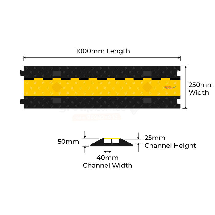 Speed Hump Cable Protector 2 Channel