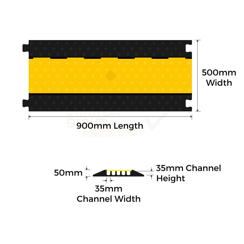 Speed Hump Cable Protector 5 Channel