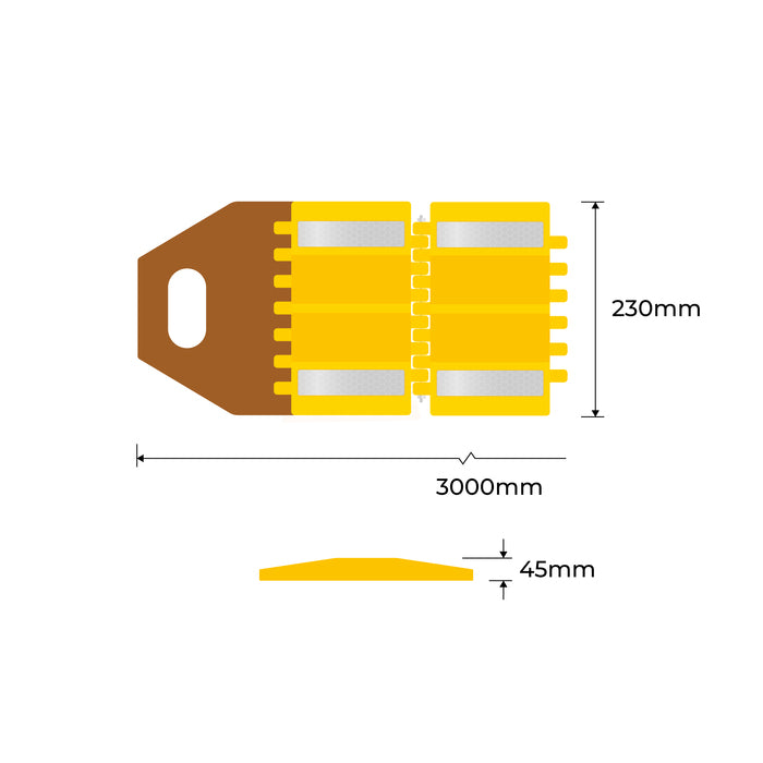 Speed Hump Portable Roll Out