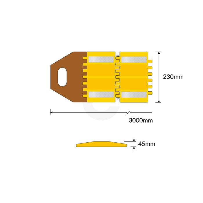 Speed Hump Portable Roll Out