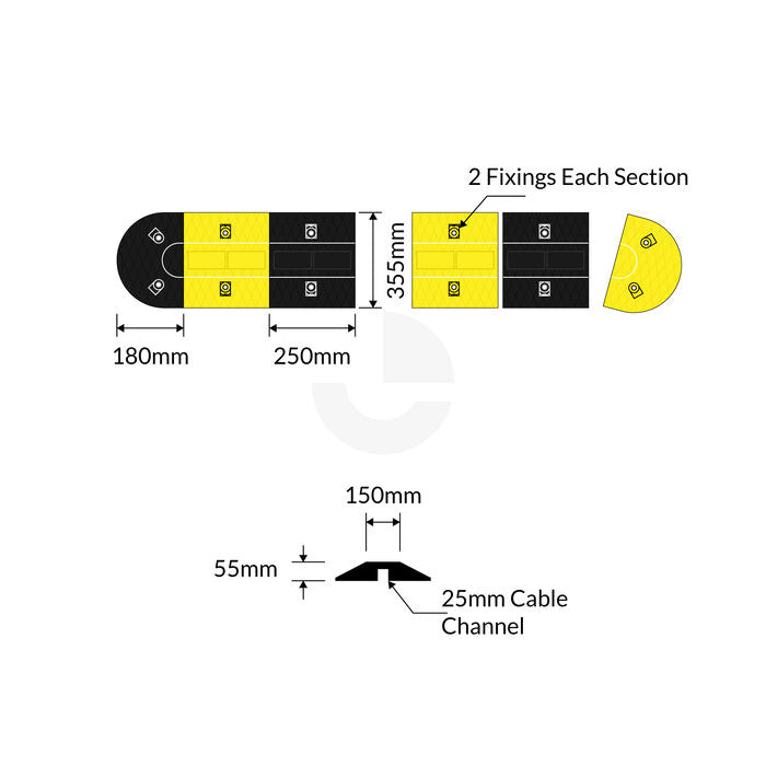 Enforcer Heavy Duty Poly Speed Hump