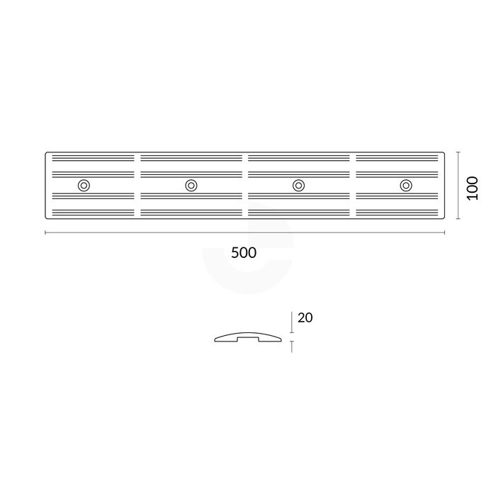 Rumble Strip Speed Hump