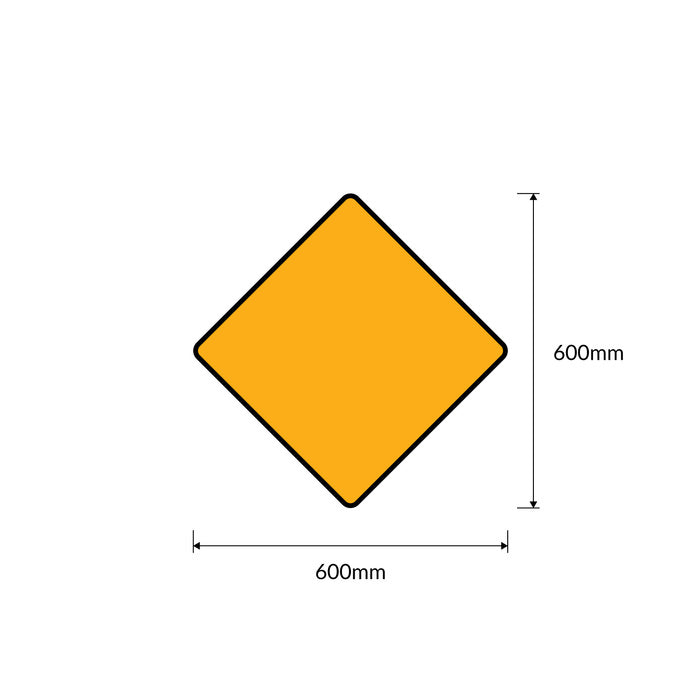 W5-10A - Speed Hump Warning Sign