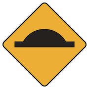 W5-10A - Speed Hump Warning Sign