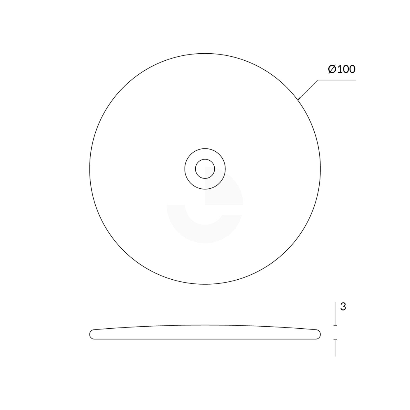 Marking Dots, 100mm Diameter