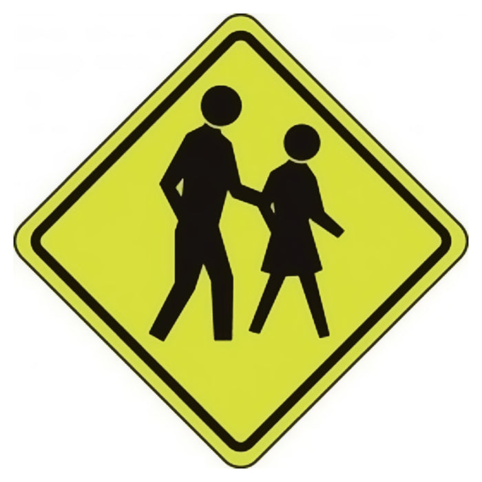 Pedestrian Crossing Sign - 600mm x 600mm | Enforcer – Enforcer Group
