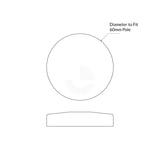 Pole Cap to Suit 60mm O/D Sign Pole