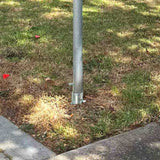 Sign Post Spike In Ground 450mm Including Wedge Key