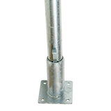 Sign Post Sleeve Surface Mounted Including Wedge Key