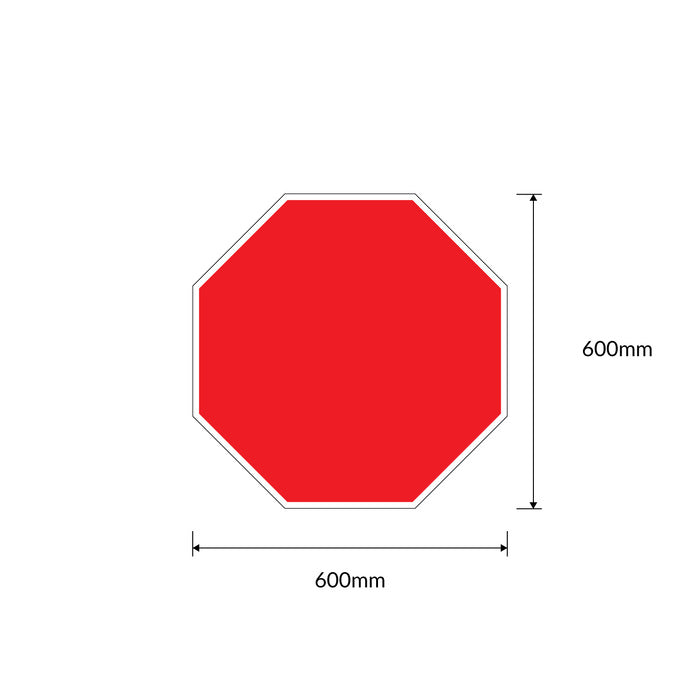 Stop Sign (600mm x 600mm)