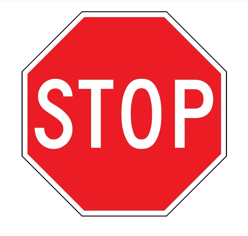 Stop Sign (600mm x 600mm)