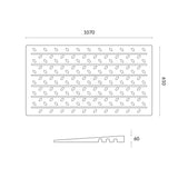 Threshold Door Access Ramp - 1070 x 60mm High