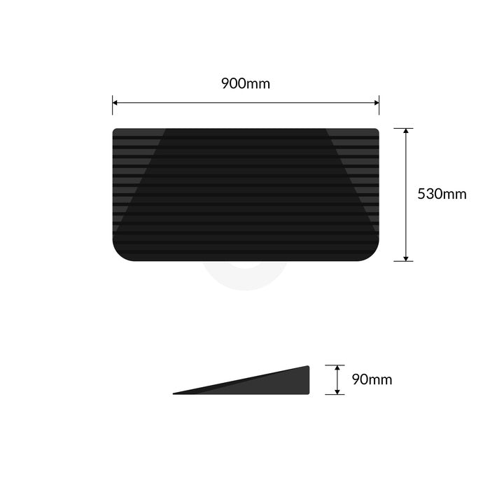 Threshold Door Access Ramp - 900 x 90mm High