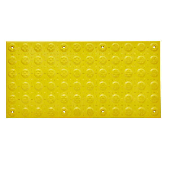 Tactile Indicators Fibreglass Hazard Yellow 300mm x 600mm