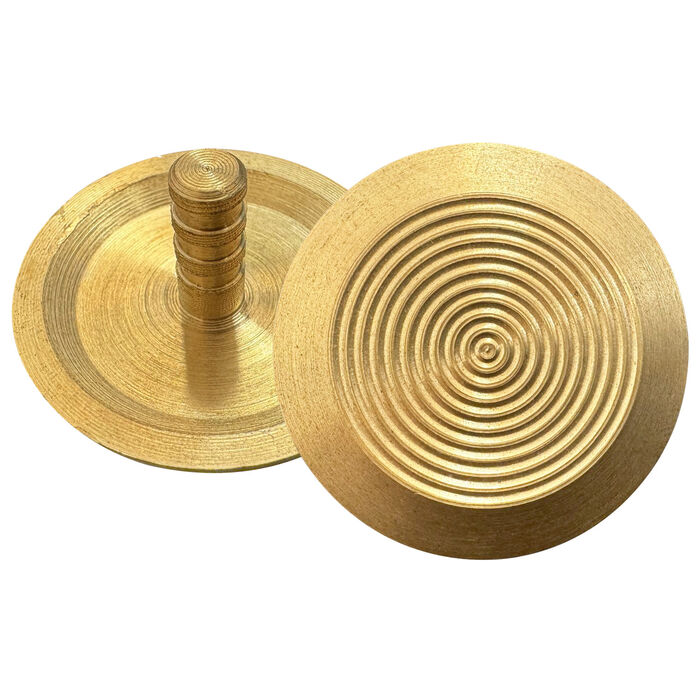 Tactile Indicator Single Stud - Brass