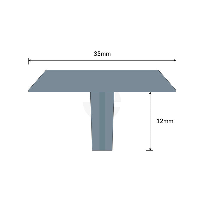 Tactile Indicator Single Stud- Poly - Multi Colour