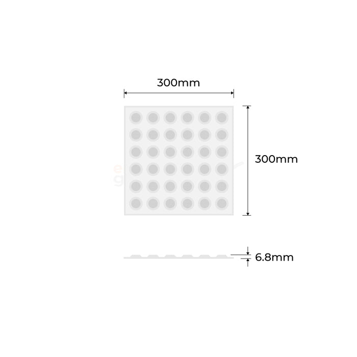 Tactile Indicators - 316 Stainless Steel Silver 300x300