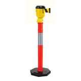 T-Top 9M Retractable Tape Barrier  - Yellow/Black