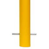 U-Bar Bollard - 90mm In-Ground - Yellow