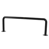 U-Bar Bollard - 90mm x 2 Meter Surface Mounted - Black