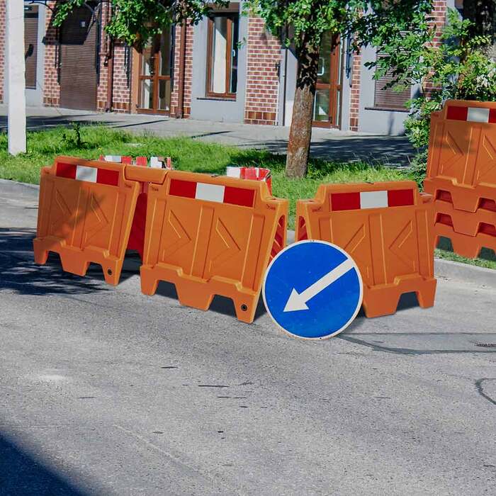 Stackable Water Barrier - Orange