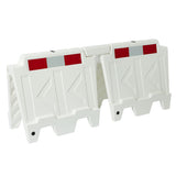 Stackable Water Barrier-White