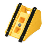 Car Wheel Chock Plastic - Yellow