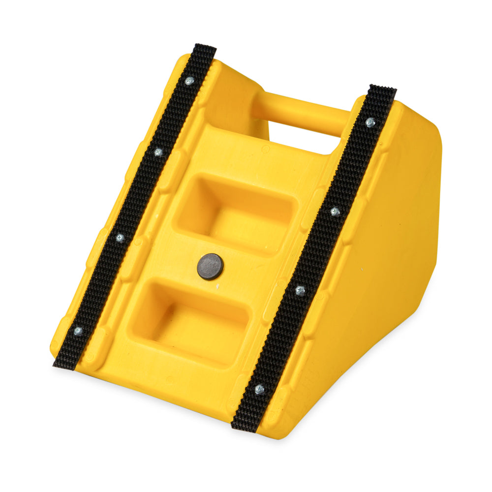 Truck Wheel Chock Plastic - Yellow