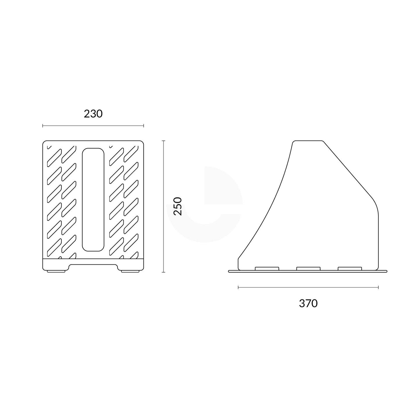 Truck Wheel Chock Plastic - Yellow