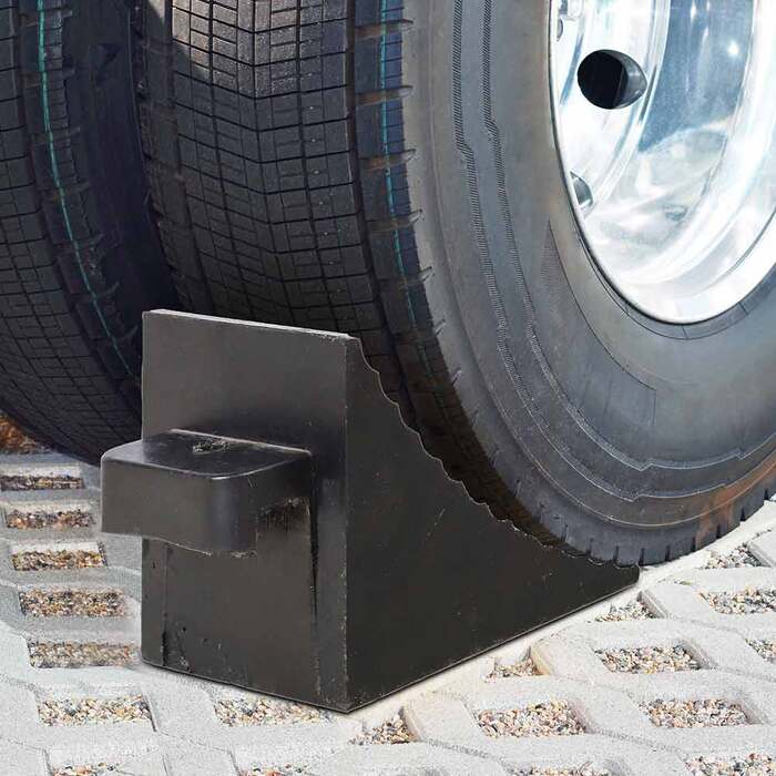 Wheel Chock Rubber - Black