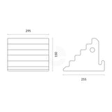 Wheel Chock Rubber Large - Black