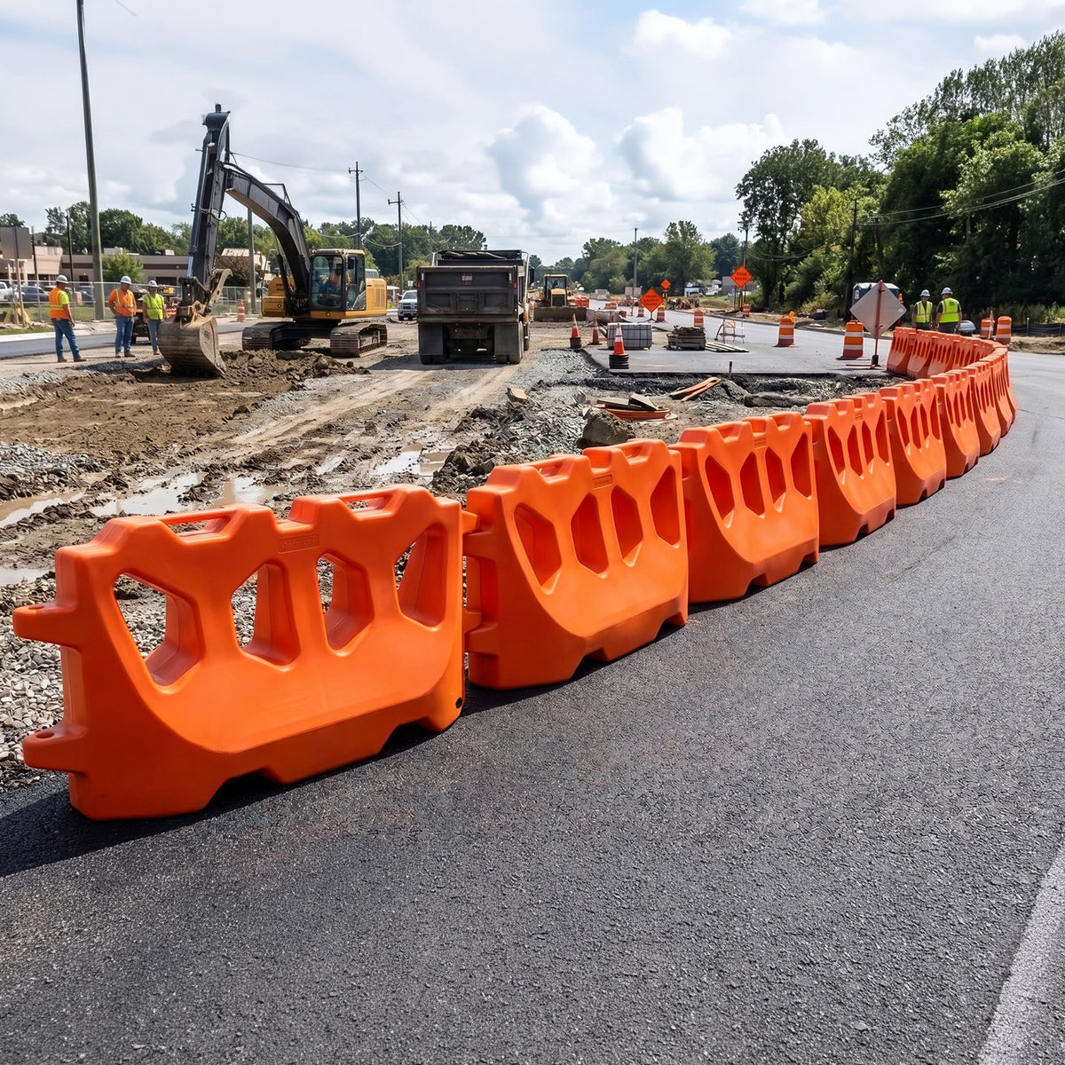 Enforcer Water Filled Barrier - Orange