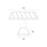 The Enforcer Wheel Stop - Small 550mm
