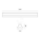 Black Recycled Plastic Wheel Stops