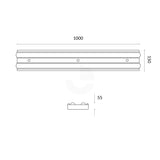 Wall Bumper Rubber - 1000mm